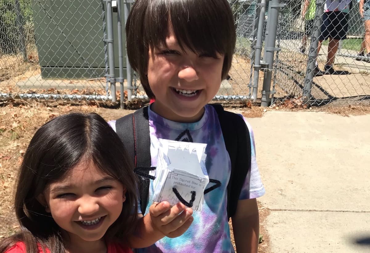 NoahAndMeaFootballCheer