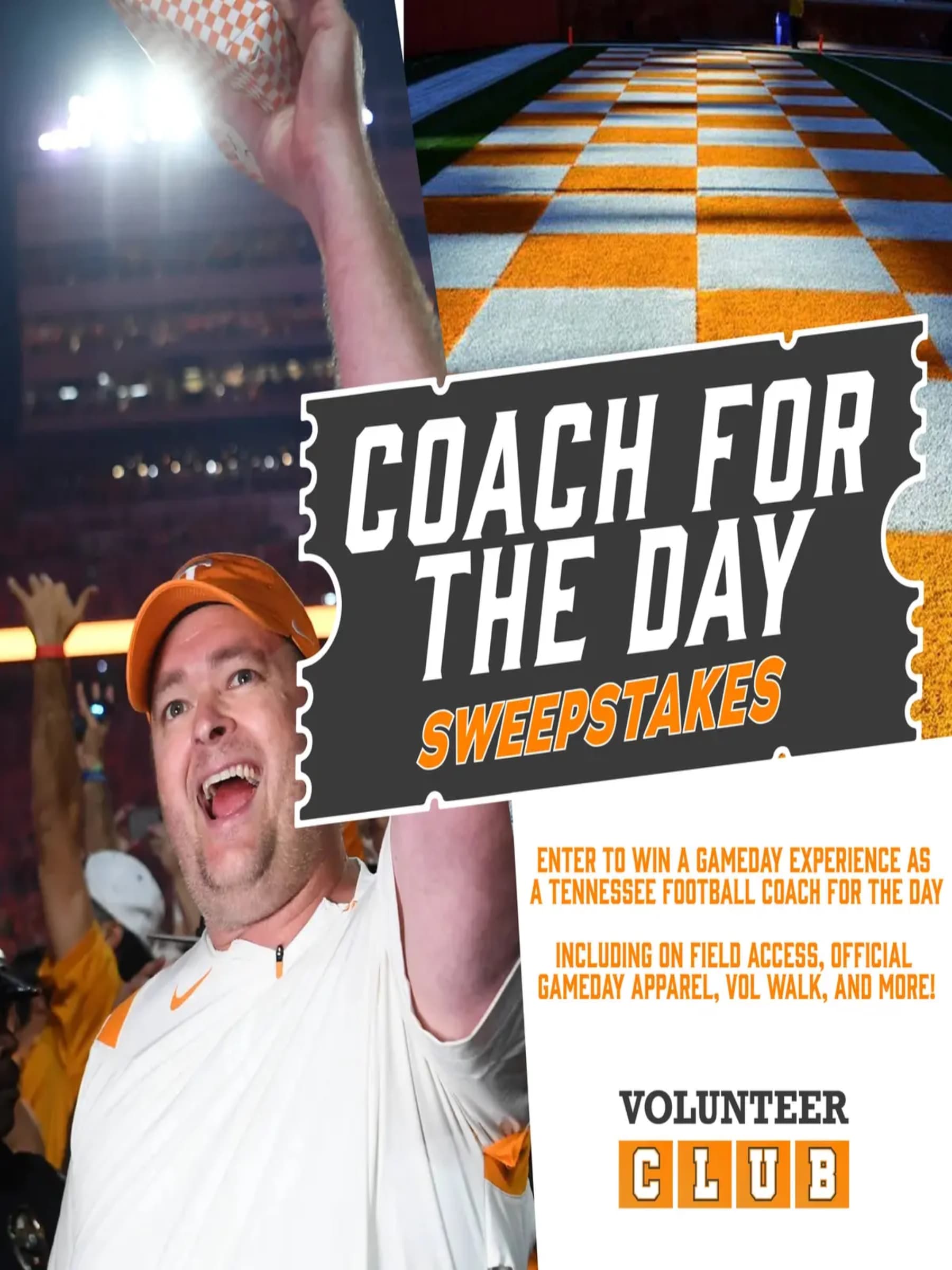 VolsCoachForADaySweeps