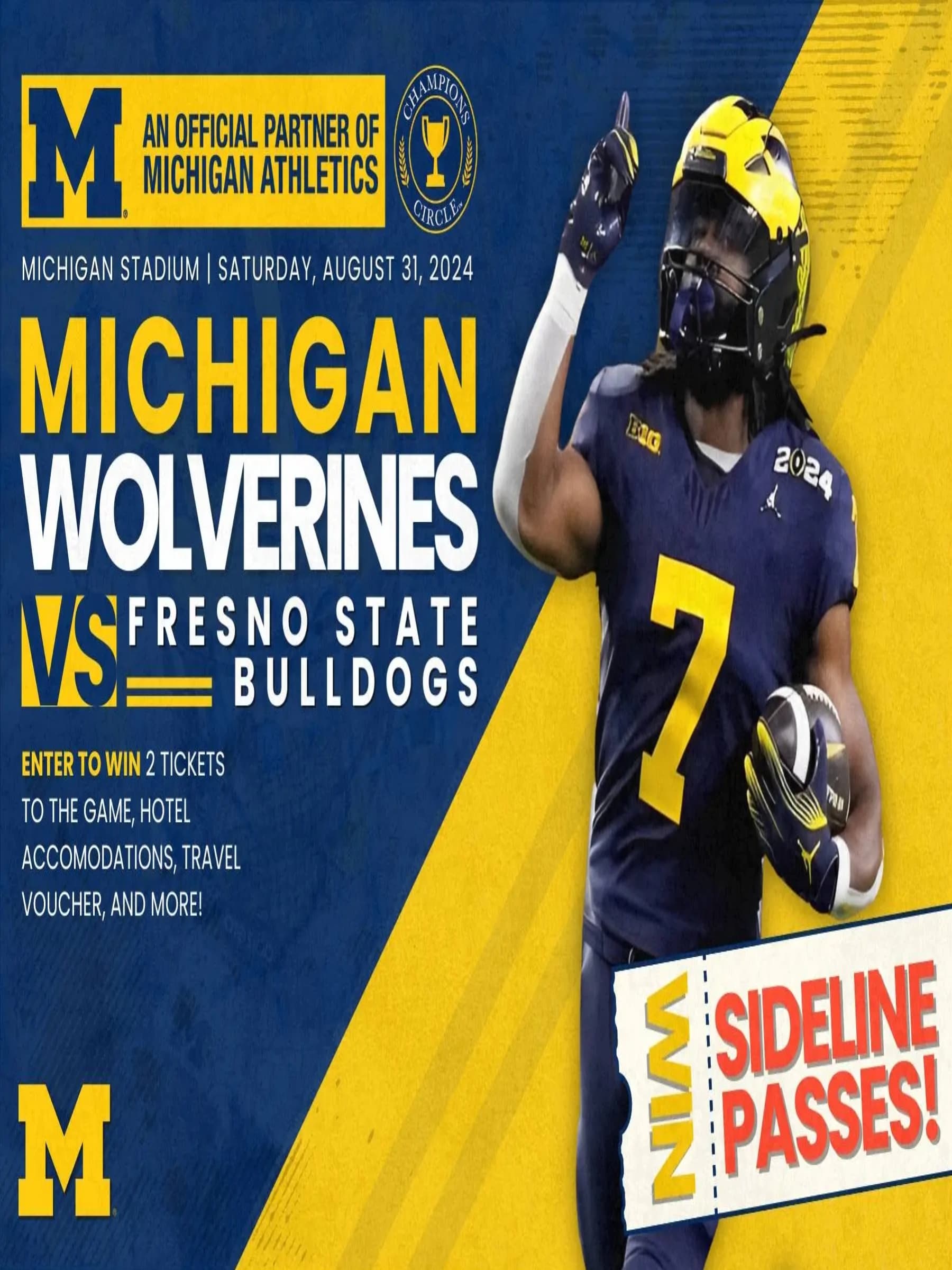 MichiganFootballGameDaySweeps