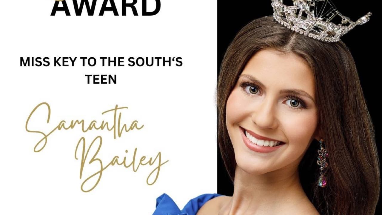 Miss Key To The South's Teen Samantha Bailey