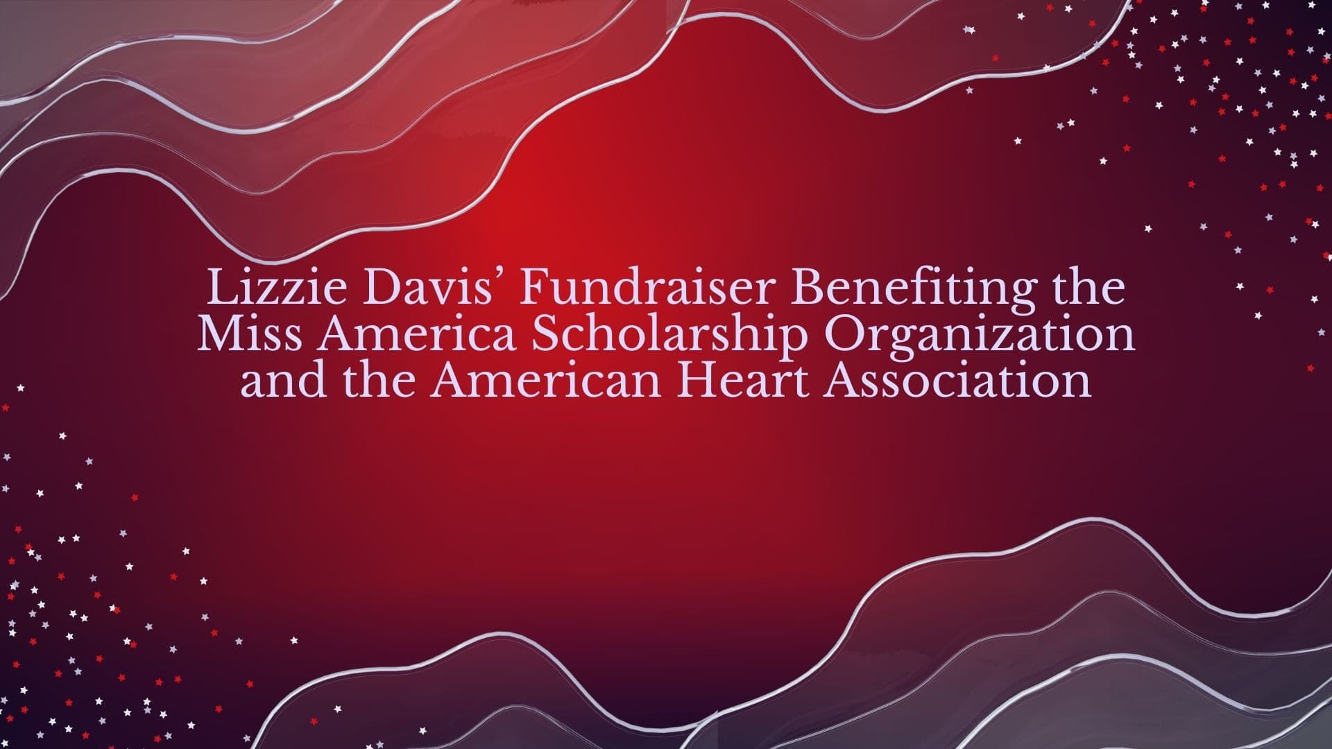 LizzieDavis Miss Murray Fundraiser