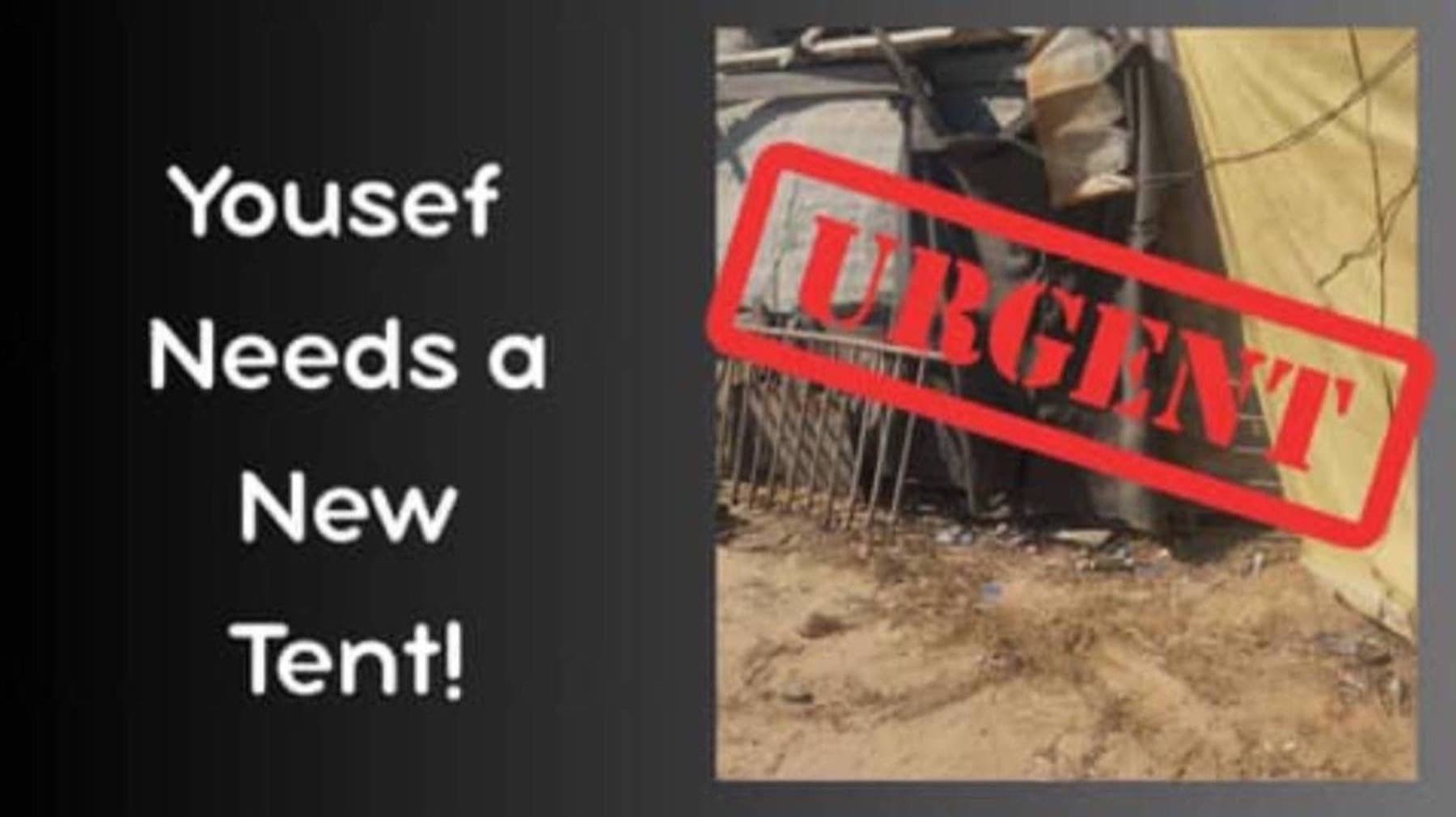 ASafetyTentForMyFamilyInGaza