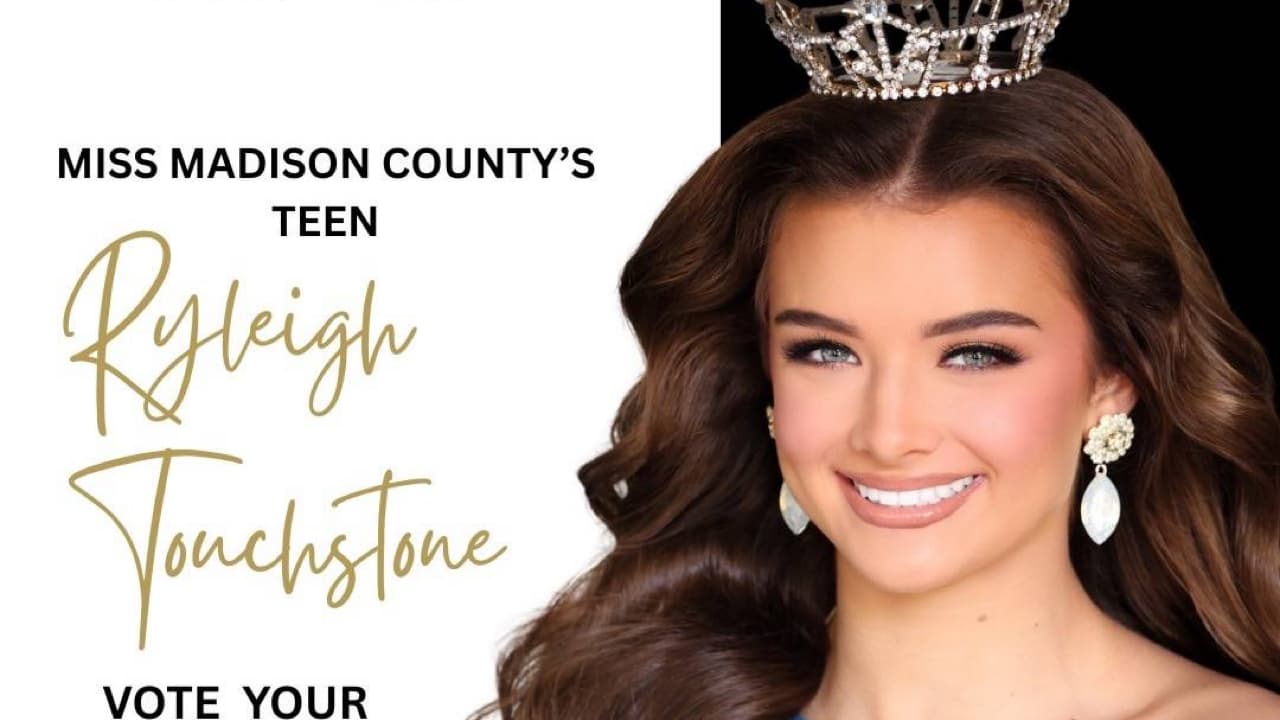 Miss Madison County's Teen Ryleigh Touchstone