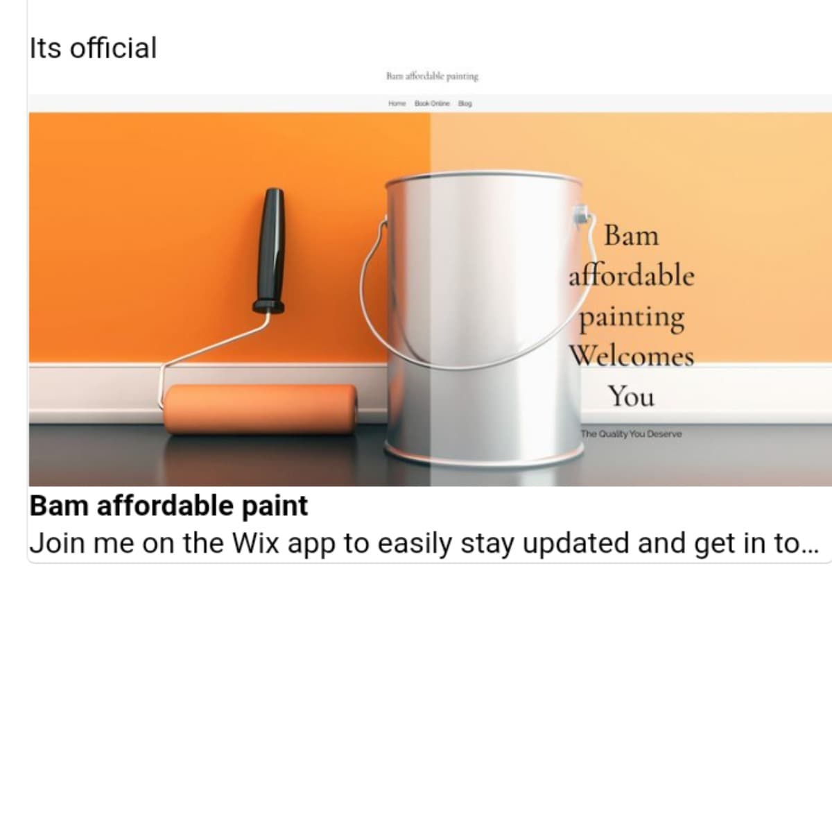 BamAffordablePainting