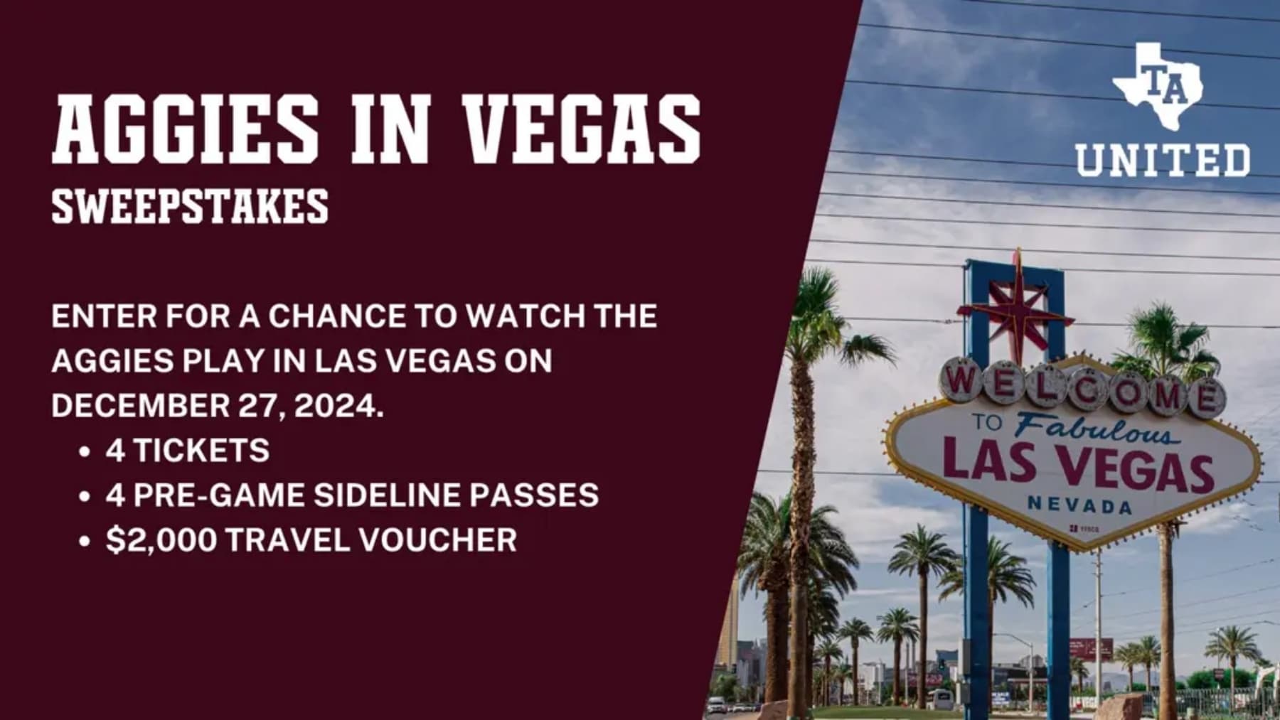 AggiesInVegasSweepstakes
