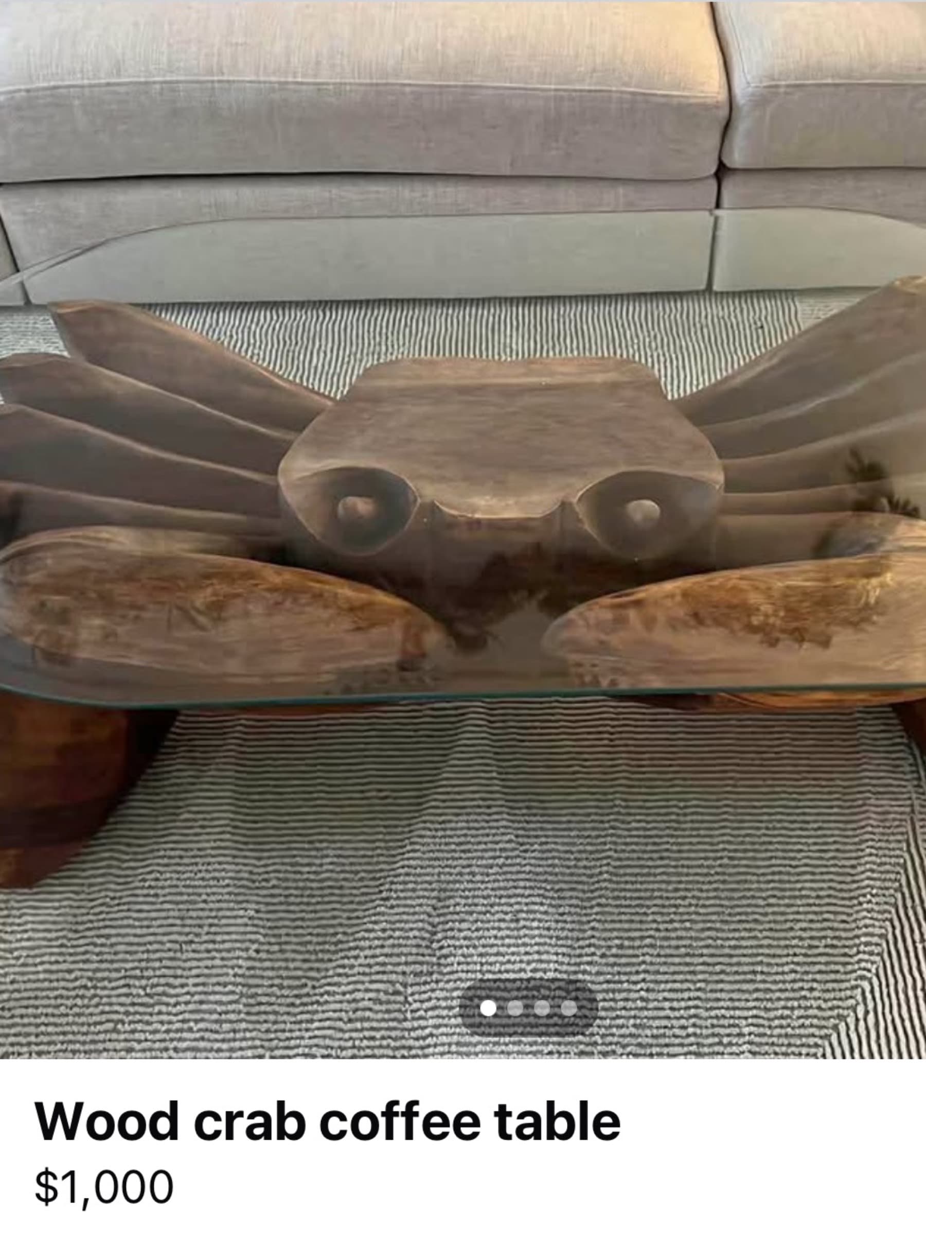 HelpEvanBuyCrabCoffeeTable