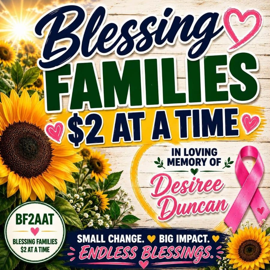 Blessing Families $2 at a time