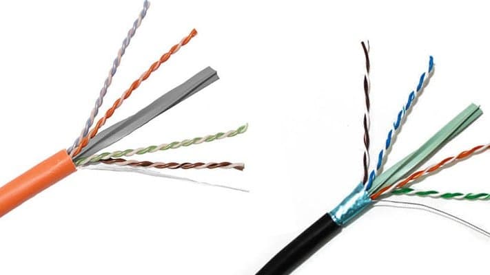 Shielded Cat6 Plenum Cable For EMI Protection In Enterprise
