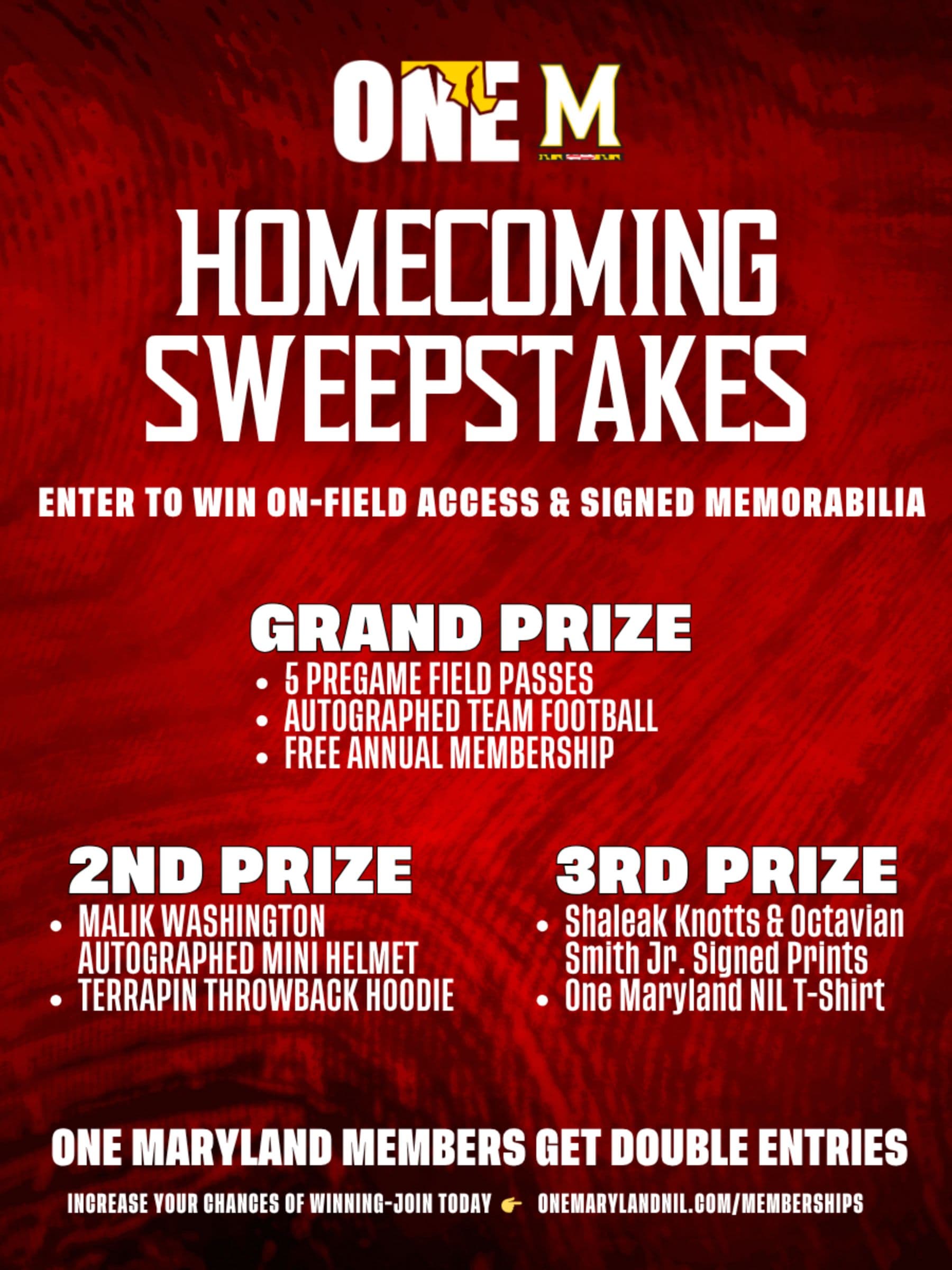 OneMarylandHomecomingSweeps