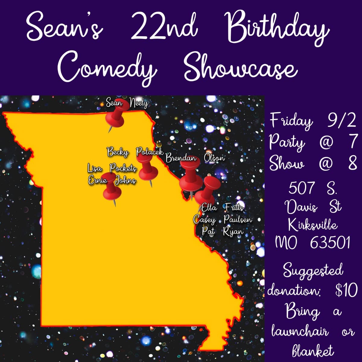 SeanBirthdayComedyShowFund