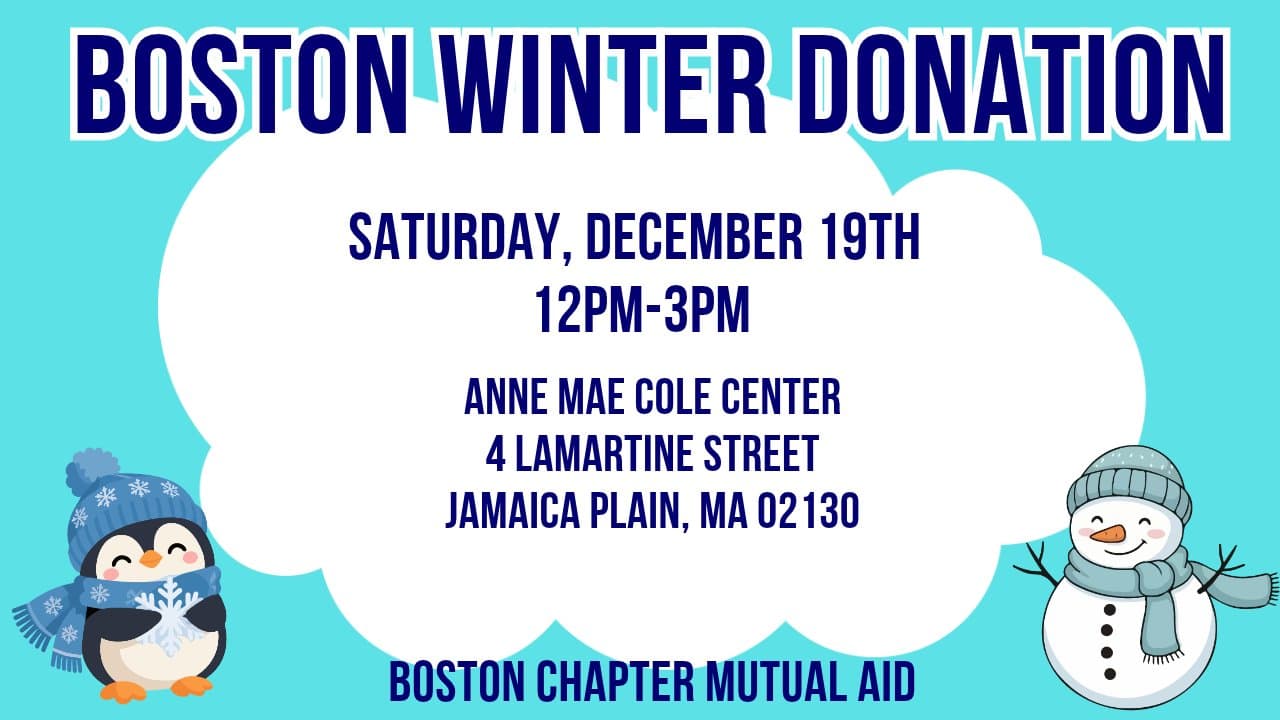 BOSTON WINTER DONATION