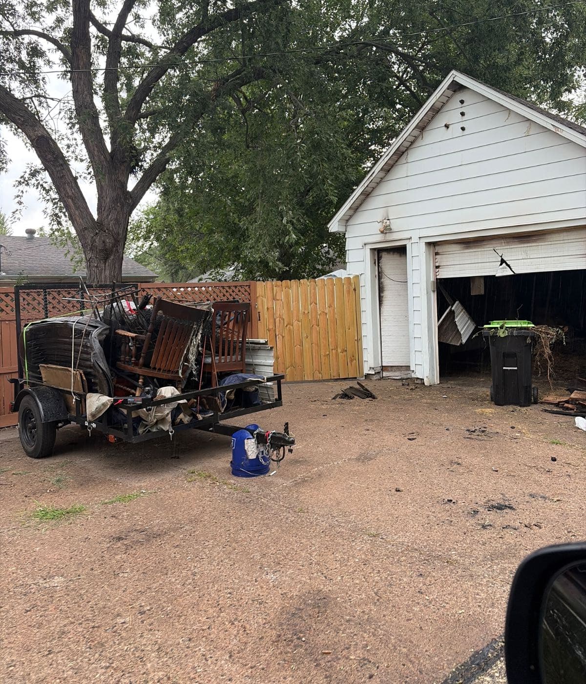 Help Rebuild Our Neighbors' Fire-Damaged Garage