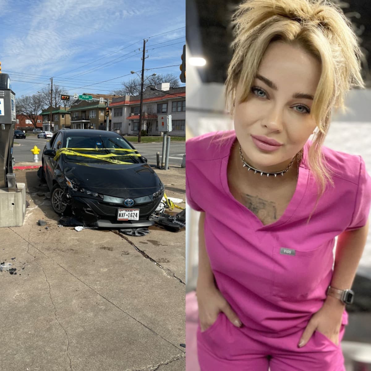 SevereCarWreckReliefForAmber