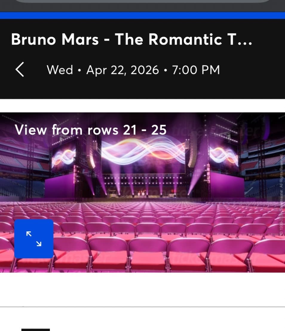 Bruno Mars Tickets