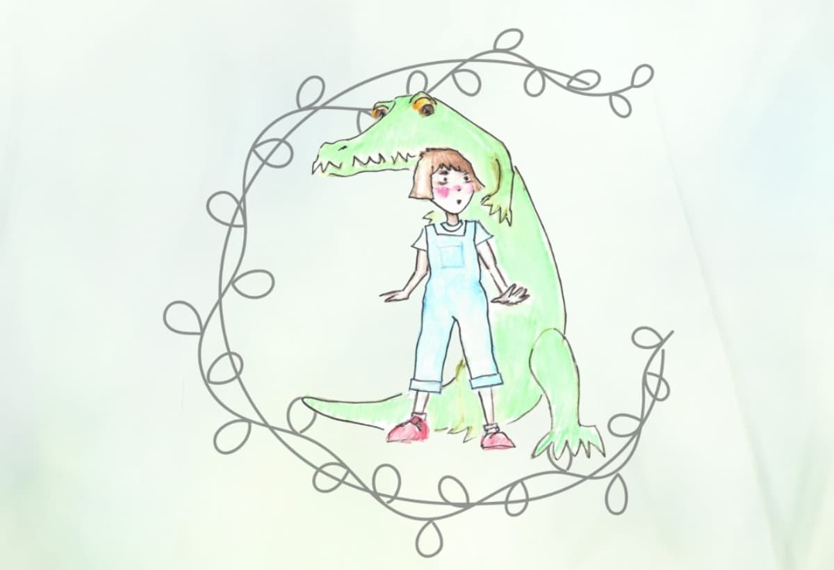 AGirlAndHerCrocodile
