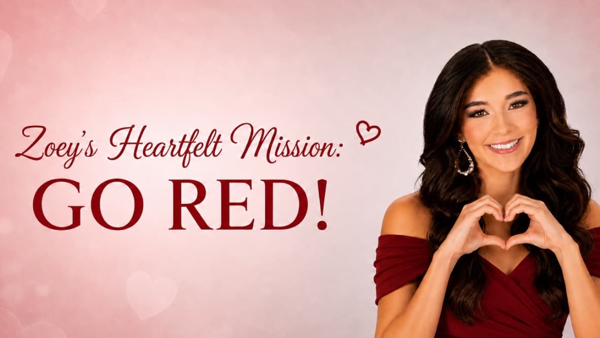 Zoey’s Heartfelt Mission: Go Red