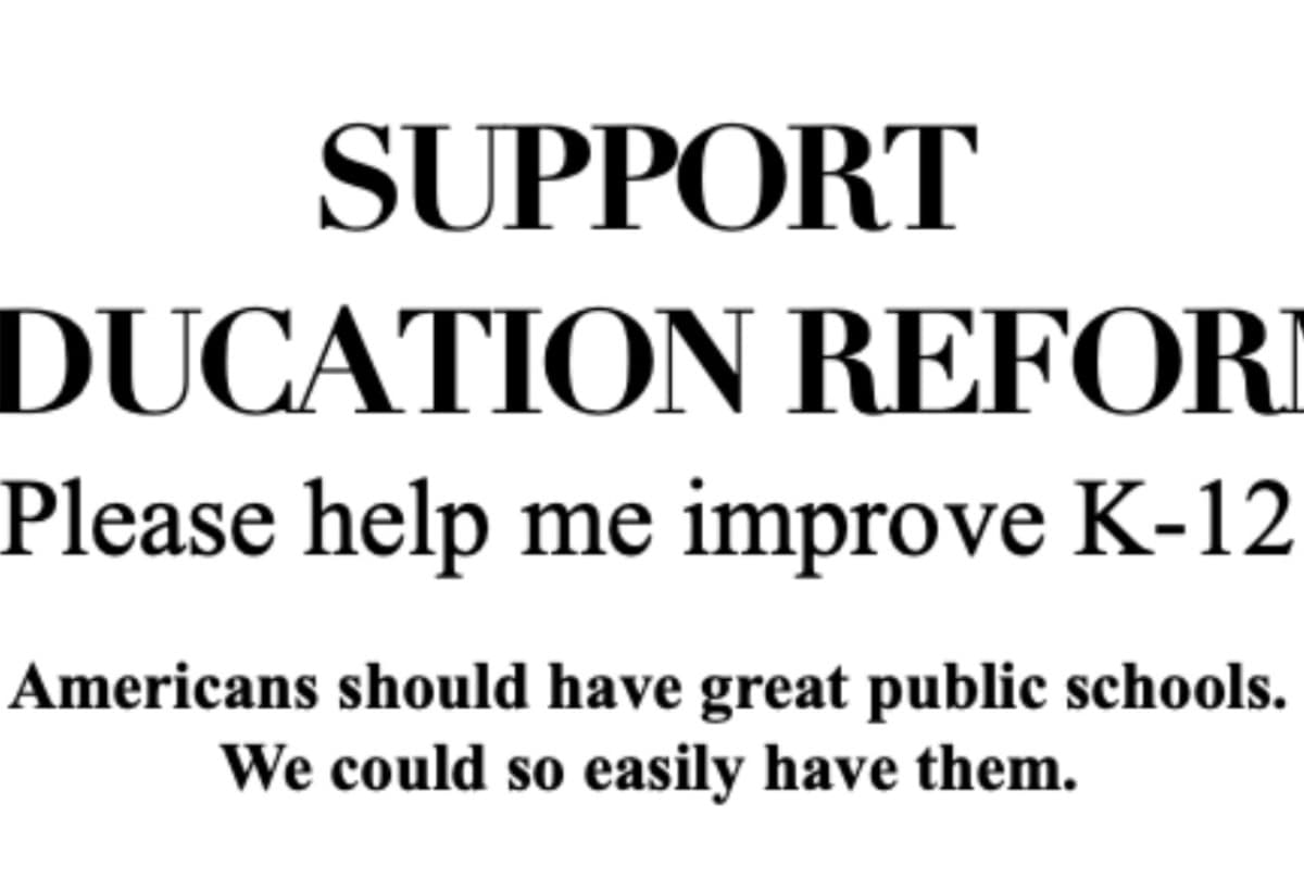 SupportEducationReform