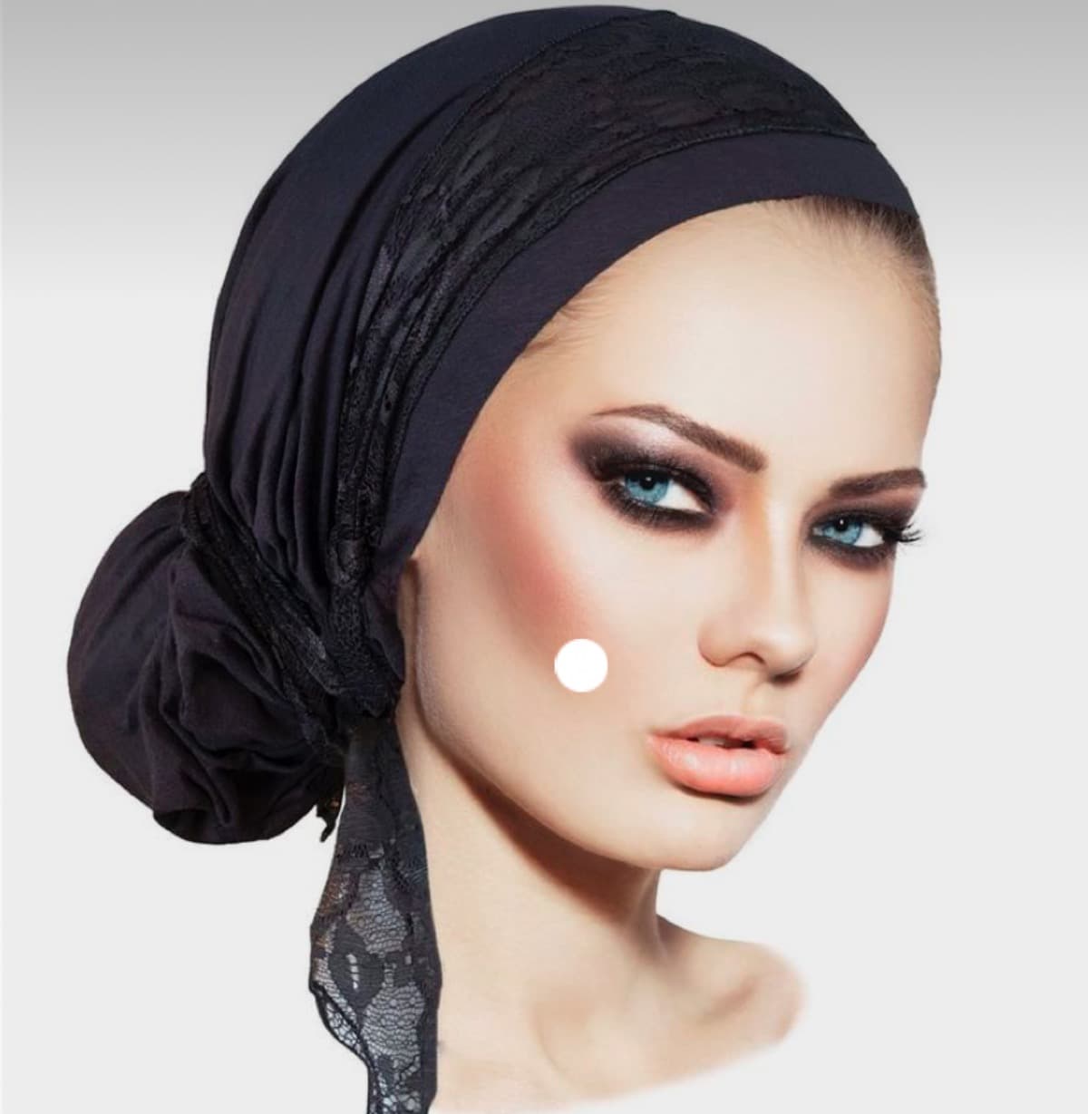 BlackLaceHeadWrap