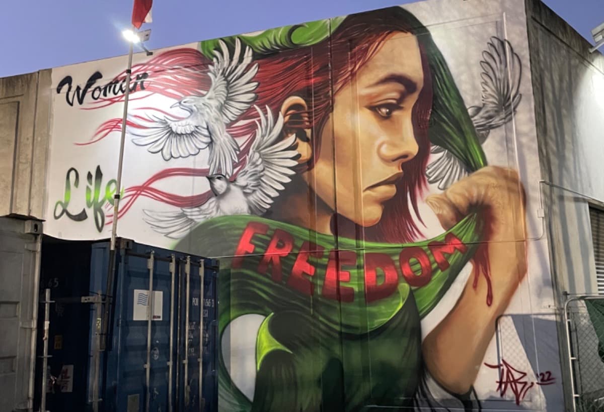 FreedomForIranMural